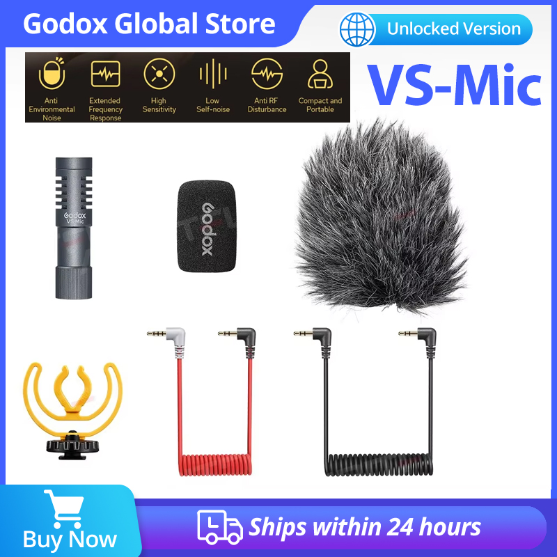 Seek Compact Pro Android - Компактный микрофон Godox VS-Mic с разъемом