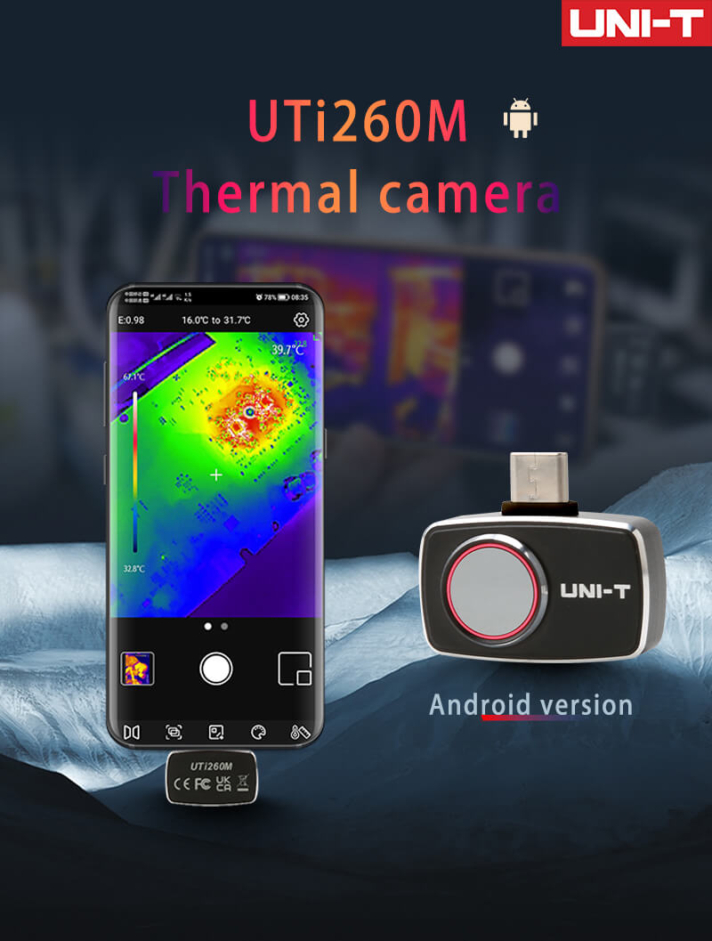 Мобильная тепловизионная камер – обзор и цена Thermal Imaging Camera 256X192