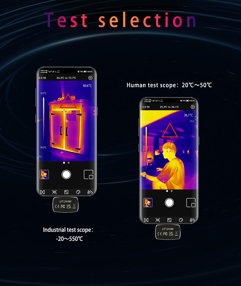 Мобильная тепловизионная камер – обзор и цена Thermal Imaging Camera 256X192