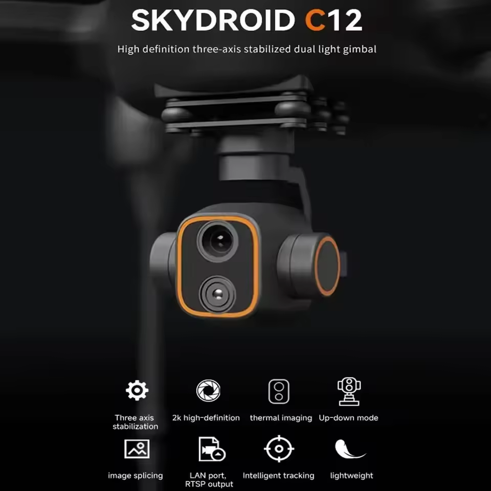 APStoreSkydroid C12 2K HD Тепл – обзор и цена Thermal Imager Drone Gimbal