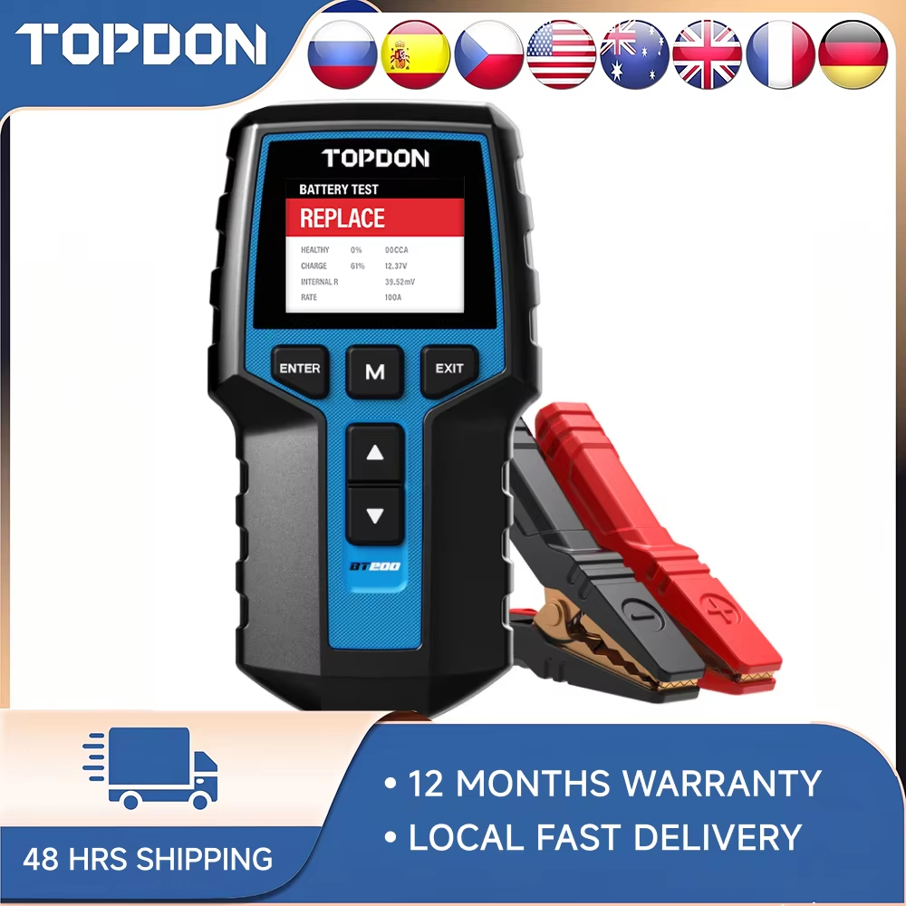 Тестер автомобильных аккумулят – обзор и цена Topdon Tc001 Thermal Camera